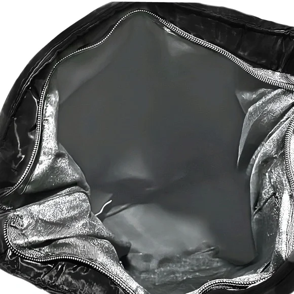 SEPHORA Black & White Nylon Puffer Tote - Crossbody BagㅣEUCㅣLarge - Picture 5 of 10